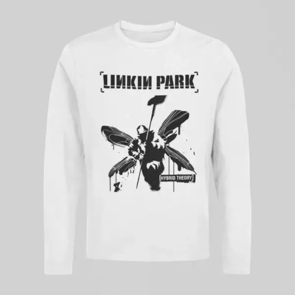 Linkin Park Hybrid Theory White Longsleeve T-Shirt