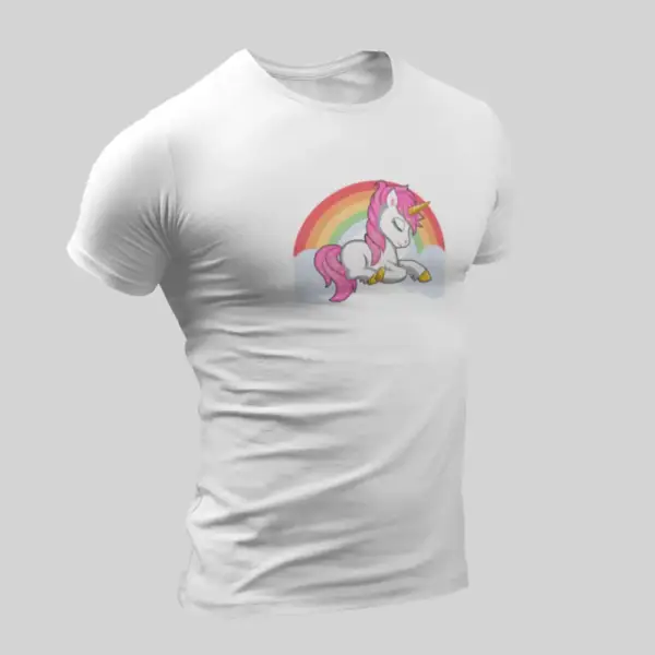 Lol Surprise Magic Unicorn T-Shirt, Lol Surprise Rainbow Magic Unicorn White T-Shirt