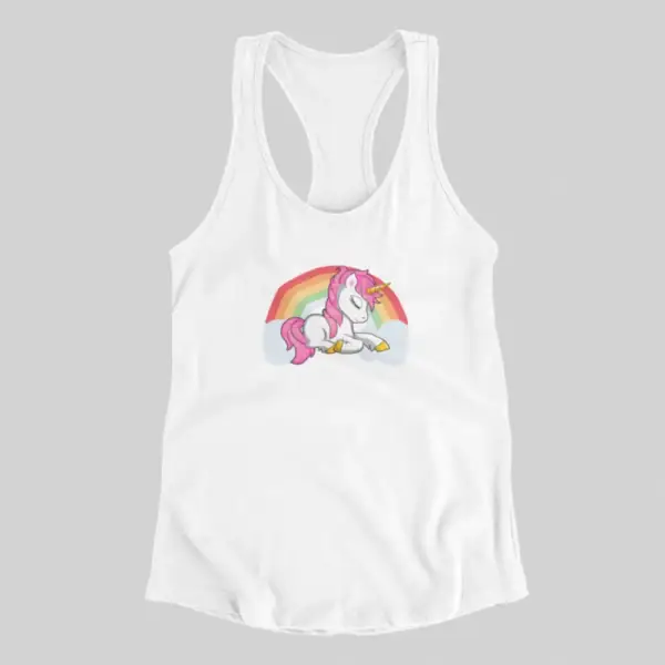 Lol Surprise Magic Unicorn Tank Top, Lol Surprise Rainbow Magic Unicorn White Tank Top