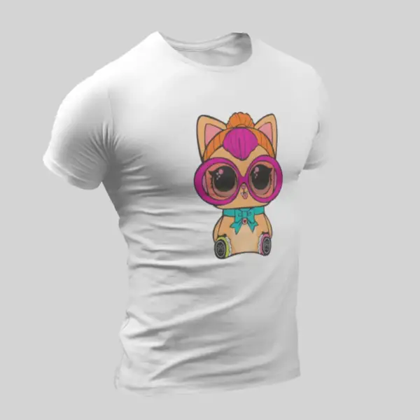 Lol Surprise T-Shirt, Lol Surprise Cat White T-Shirt