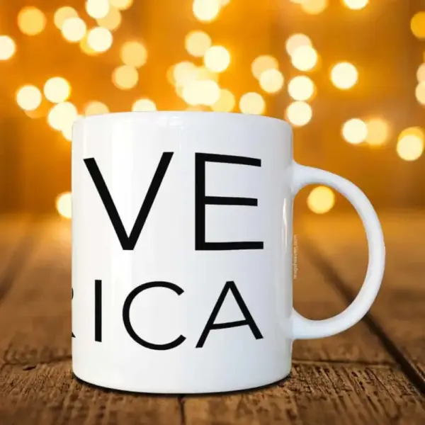 Love Africa Mug, Love Africa Coffee Mug - Image 2
