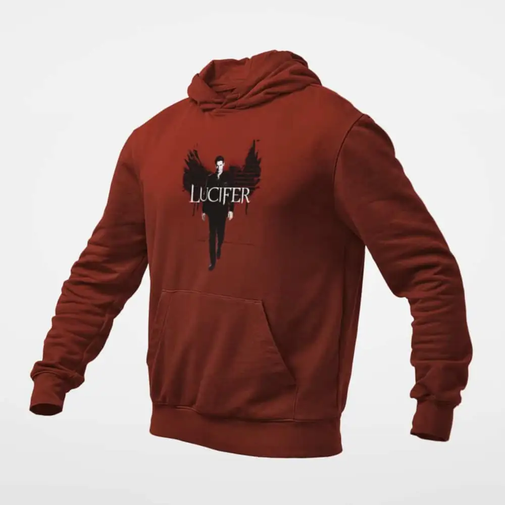 Lucifer Hoodie, Lucifer Tom Ellis Red Hoodie