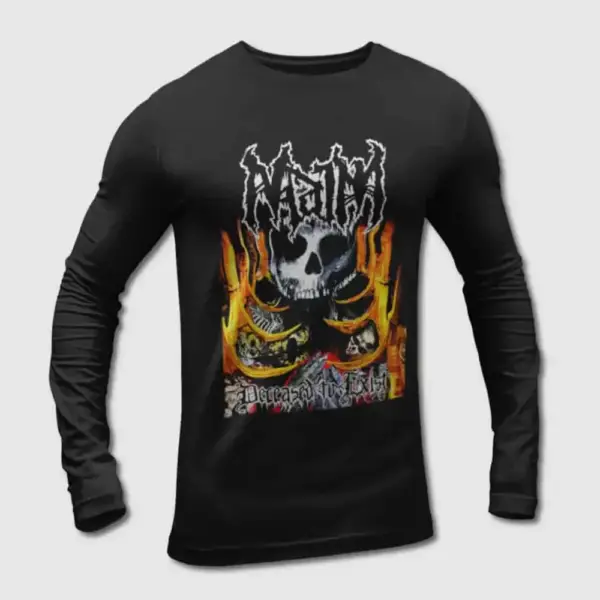 Maim Long Sleeve T-Shirt, Maim Deceased to Exist Long Sleeve Tee-Shirt