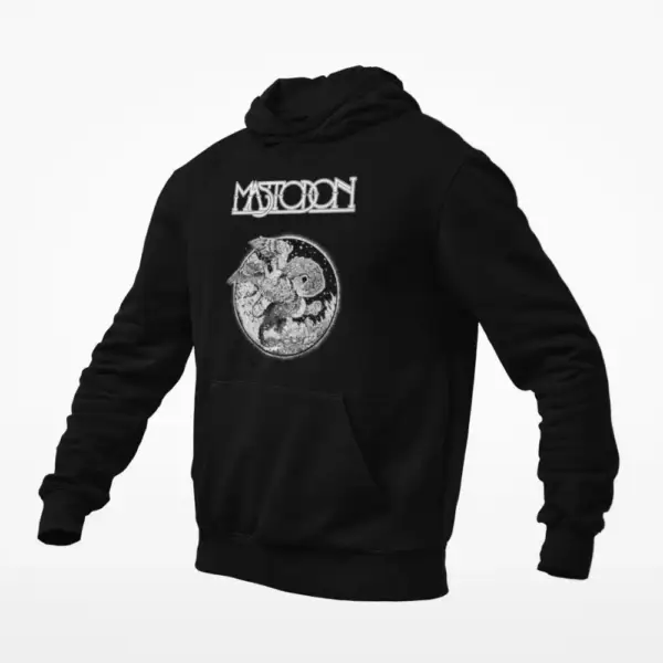 Mastodon Hoodie, Mastodon Artwork Black Hoodie, Progressive Metal Merchandise
