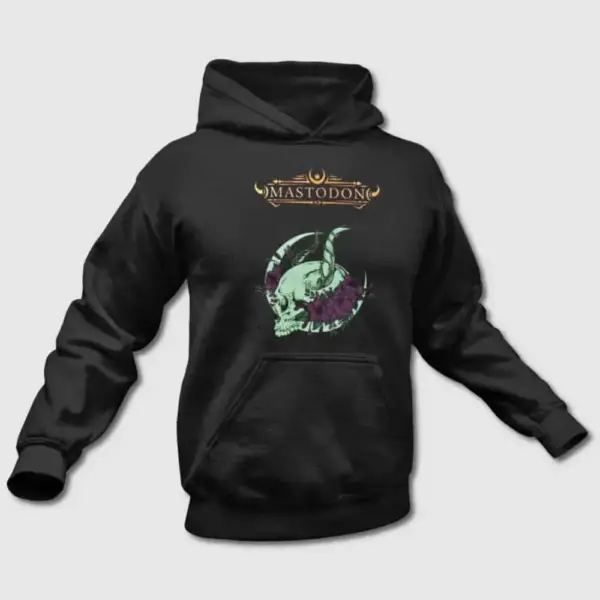 Mastodon Hoodie, Mastodon Artwork Hooded Sweatshirt