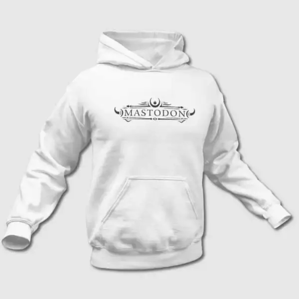 Mastodon Hoodie, Mastodon Logo Hooded Sweatshirt