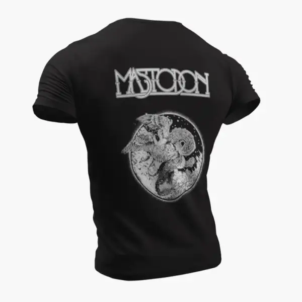Mastodon T-Shirt, Mastodon Artwork Black T-Shirt, Progressive Metal Merchandise - Image 2