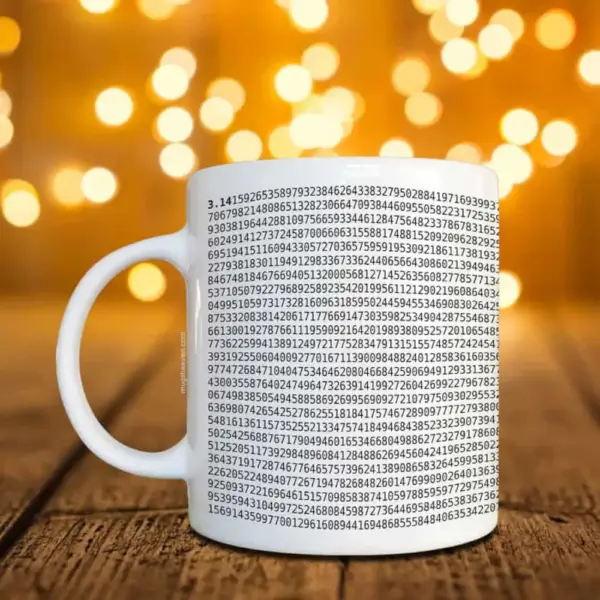 Mathematics Pi Constant Mug, 2425 Digit of Pi Constant Coffee Mug
