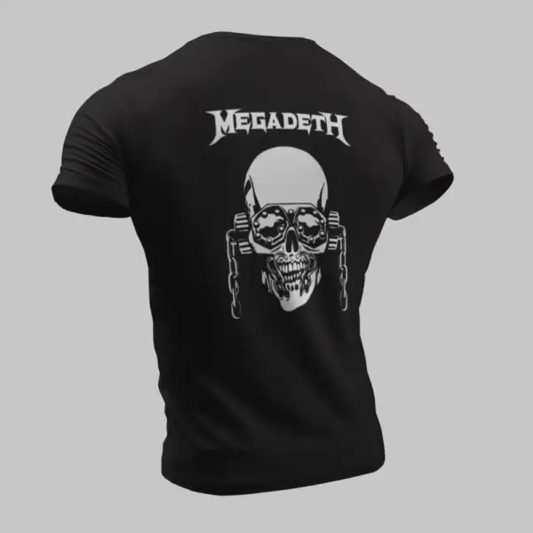 Megadeth T-Shirt, Megadeth Skull Logo Black T-Shirt - Image 2