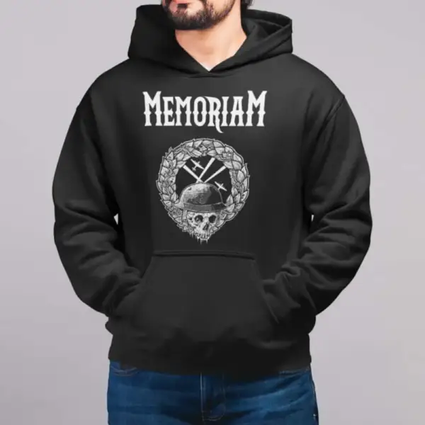 Memoriam The Hellfire Hoodie, Death Metal Merch