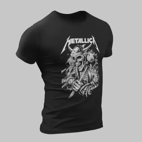 Metallica T-Shirt, Metallica Helsinki Finland Concert Black T-Shirt