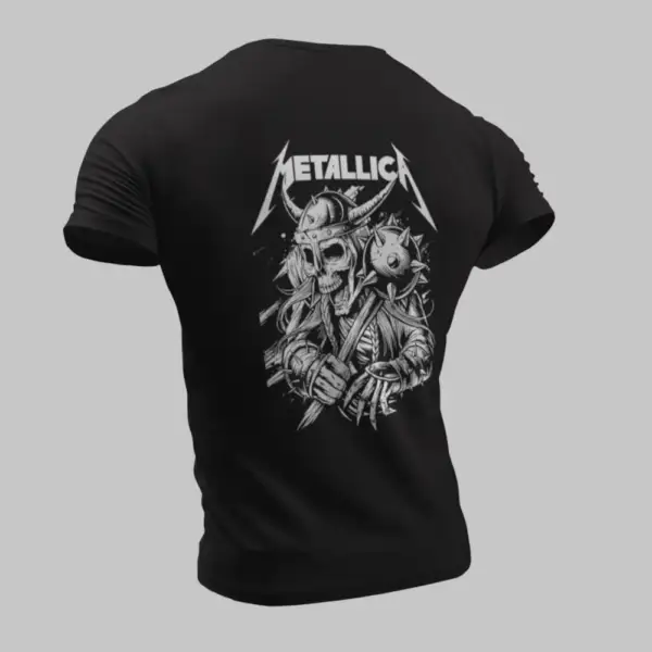 Metallica T-Shirt, Metallica Helsinki Finland Concert Black T-Shirt - Image 2