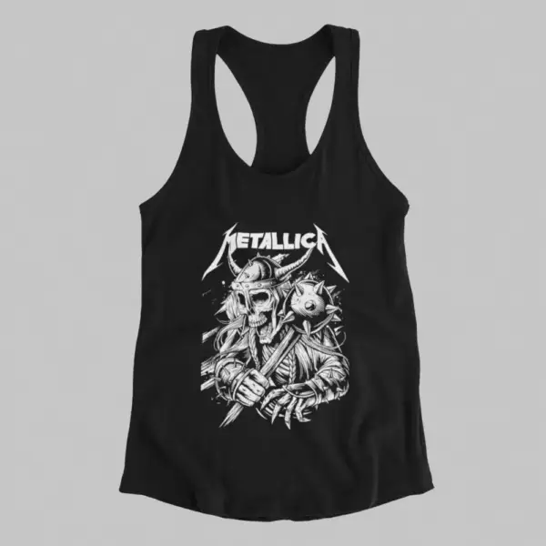 Metallica Tank Top, Metallica Helsinki Finland Concert Black Athlete
