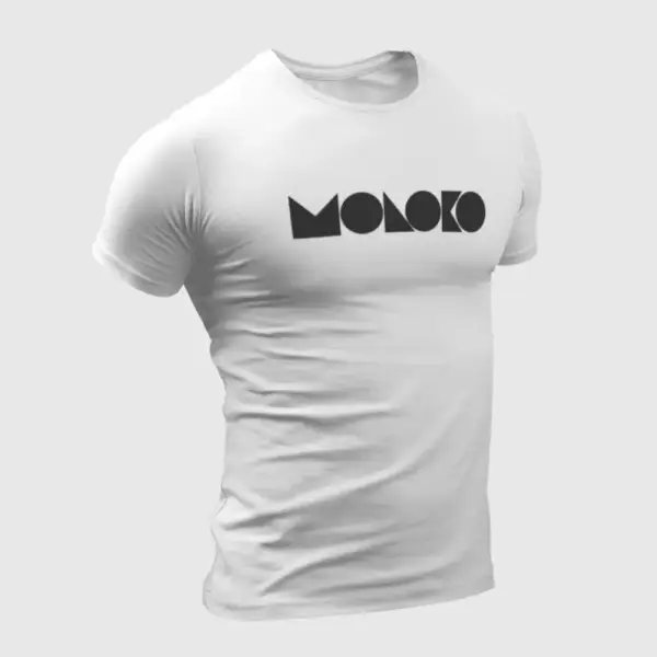 Moloko T-Shirt, Moloko Logo White T-Shirt