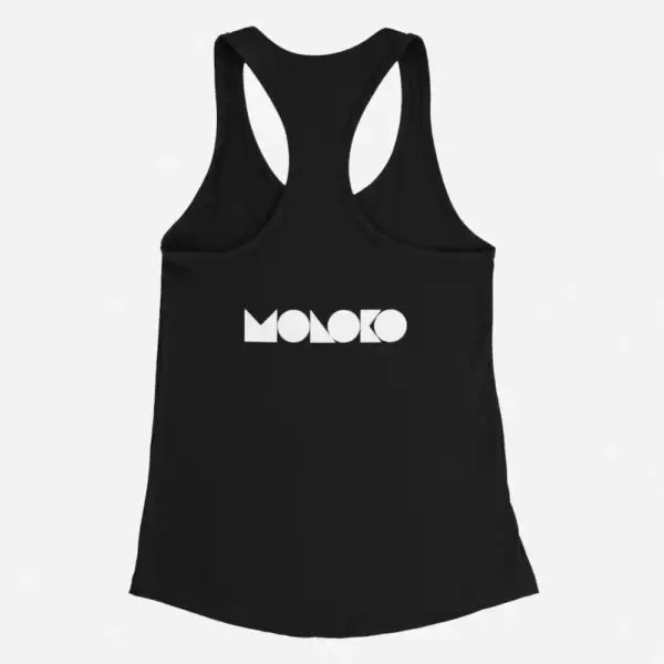 Moloko Tank Top, Moloko Logo Black Tank Top - Image 2
