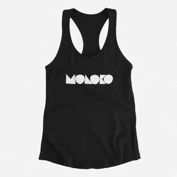 Moloko Tank Top, Moloko Logo Black Tank Top
