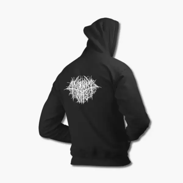 Mourning Forest Hoodie, Mourning Forest Logo Black Sweatshirt - Image 2