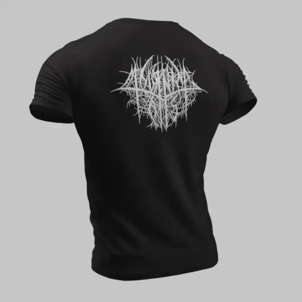 Mourning Forest T-Shirt, Mourning Forest Logo Black T-Shirt - Image 2