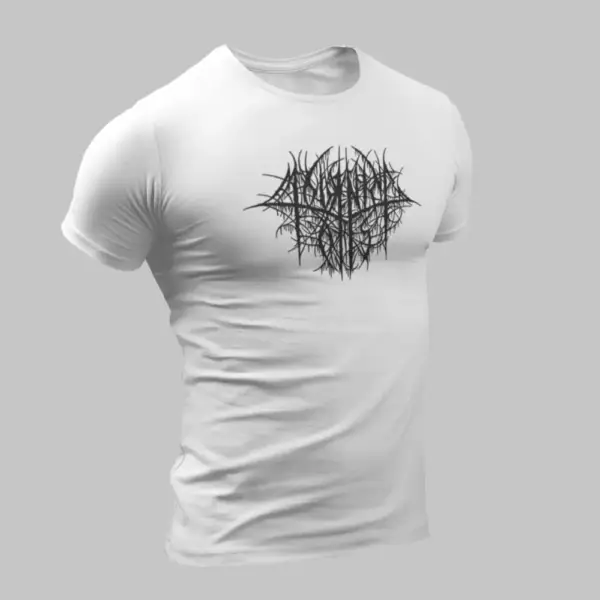 Mourning Forest T-Shirt, Mourning Forest Logo White T-Shirt
