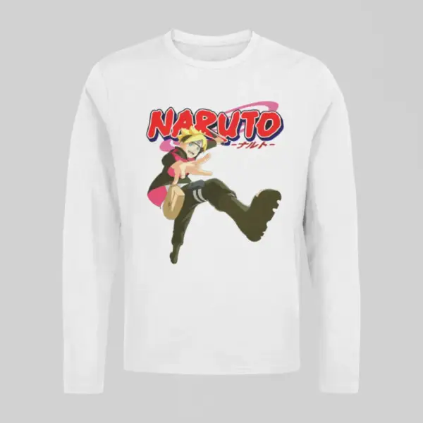 Boruto Uzumaki White Long Sleeve