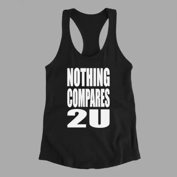 Nothing Compares 2 U Tank Top, Nothing Compares 2U Black Athlete