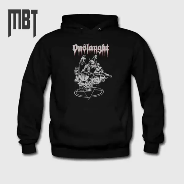 Onslaught Hoodie, Onslaught Power From Hell Hooded Sweatshirt
