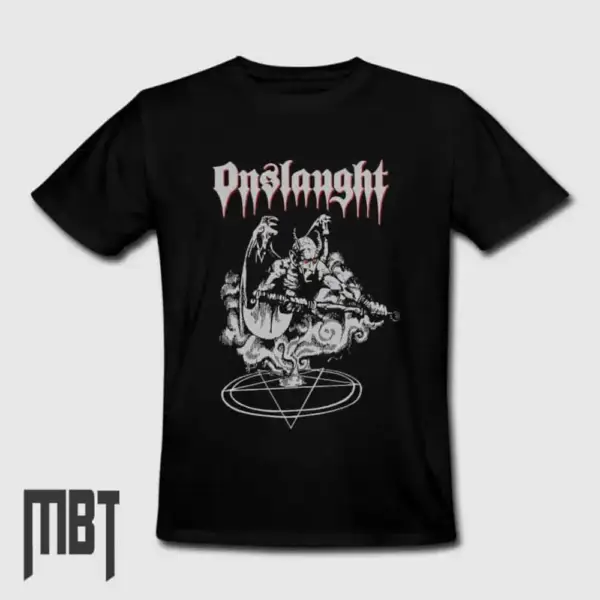 Onslaught T-Shirt, Onslaught Power From Hell Cover Tee-Shirt
