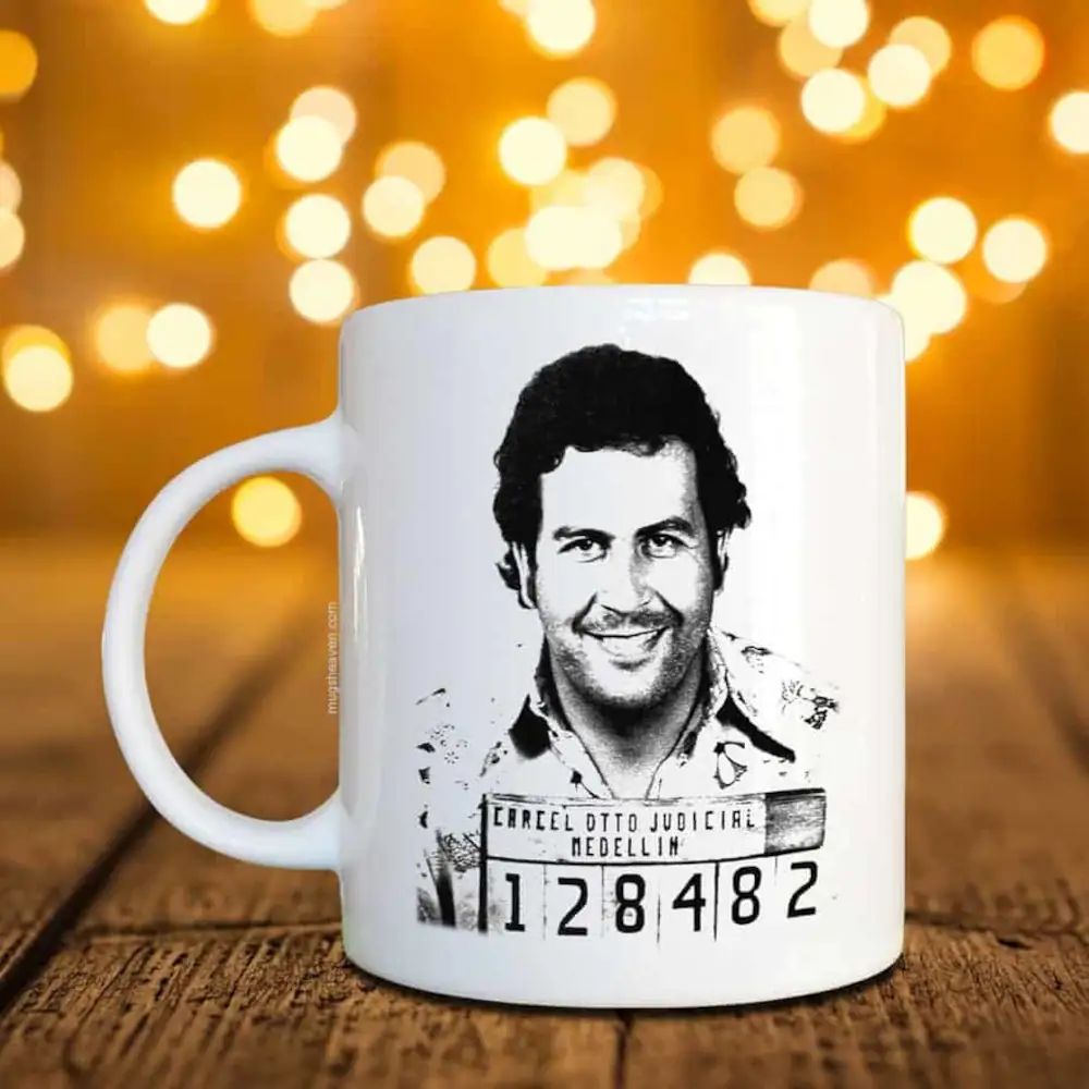 Pablo Escobar Mug, Pablo Escobar Narcos Coffee Mug