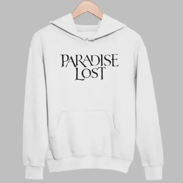 Paradise Lost Hoodie, Paradise Lost Logo White Hoodie