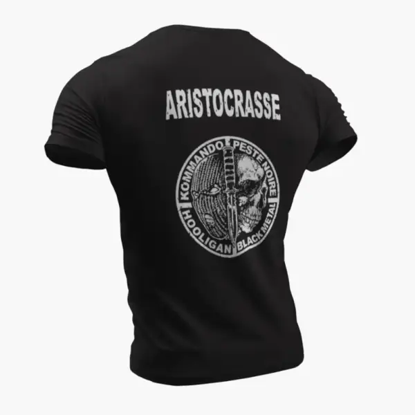 Peste Noire T-Shirt, Peste Noire Aristocrasse Black T-Shirt, Black Metal Merchandise - Image 2