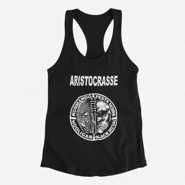 Peste Noire Tank Top, Peste Noire Aristocrasse Black Tank Top, Black Metal Merchandise