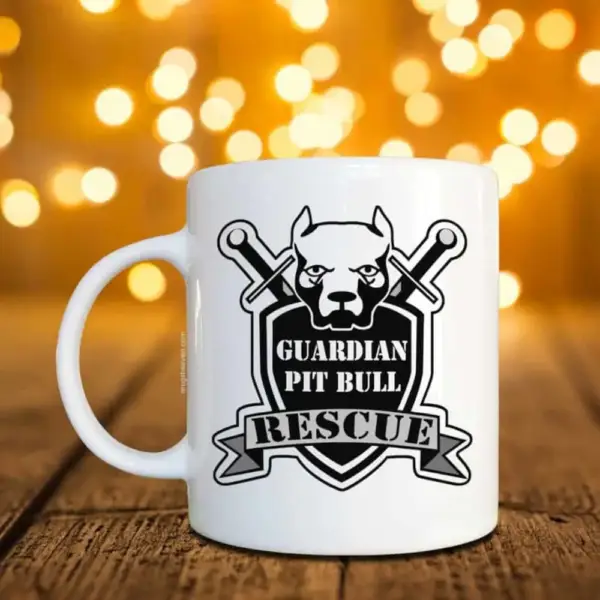 Pit Bull Rescue Mug, Pit Bull Rescue Coffee Mug