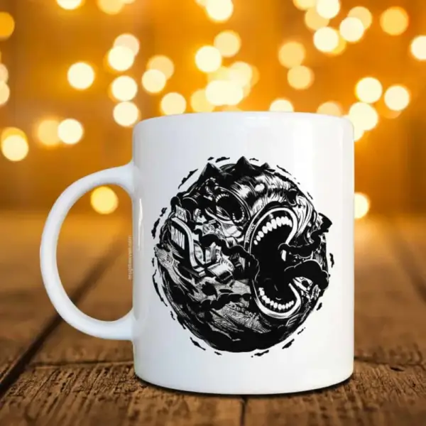 Planet Screaming Mug, Screaming Planet Coffee Mug