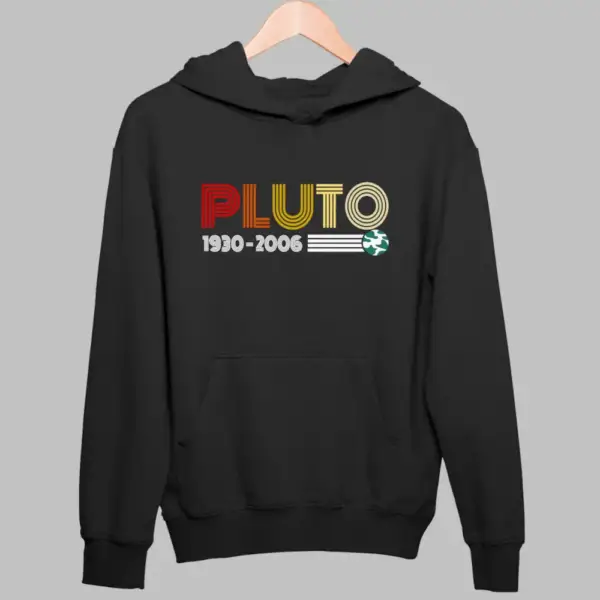 Pluto Hoodie, Pluto 1930 2006 Black Sweatshirt