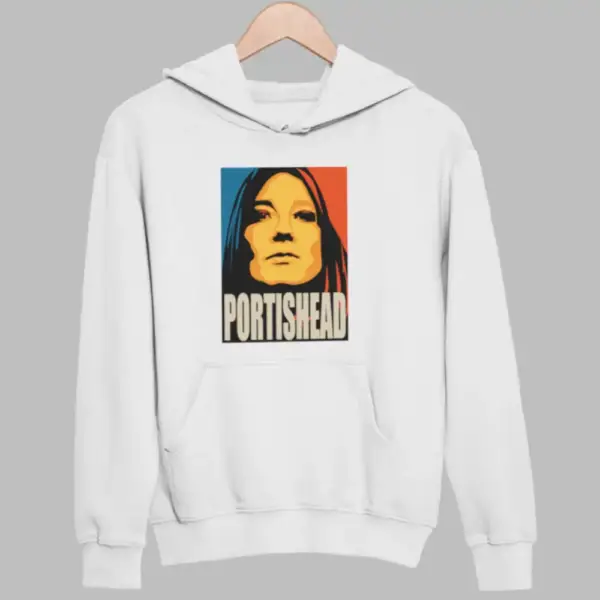 Portishead Hoodie, Portishead Artwork White Hoodie