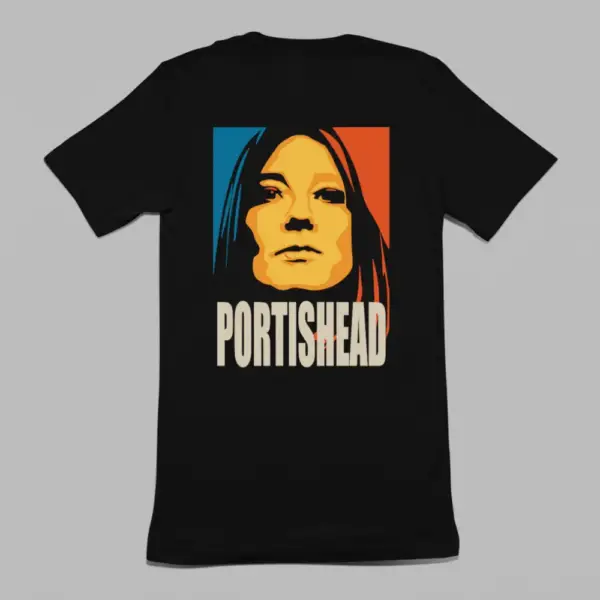 Portishead T-Shirt, Portishead Artwork Black T-Shirt - Image 2