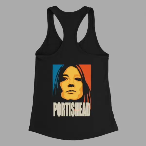 Portishead Tank Top, Portishead Artwork Black Tank Top - Image 2