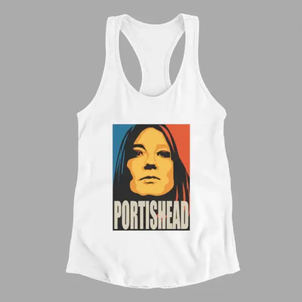 Portishead Tank Top, Portishead Artwork White Tank Top