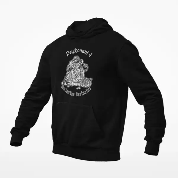 Psychonaut 4 Hoodie, Psychonaut 4 Sana Sana Sana Cura Cura Cura Black Hoodie