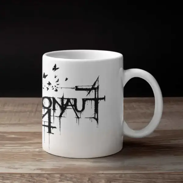 Psychonaut 4 Mug, Psychonaut 4 Logo Coffee Mug - Image 2