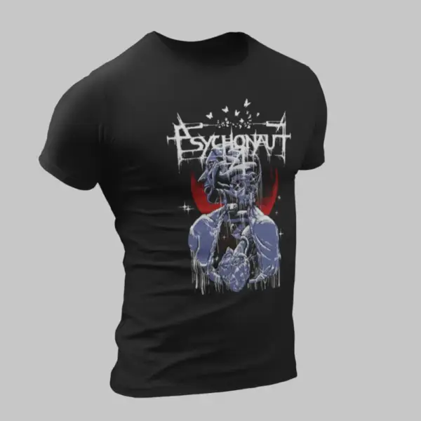 Psychonaut 4 T-Shirt, Psychonaut 4 Artwork Black T-Shirt