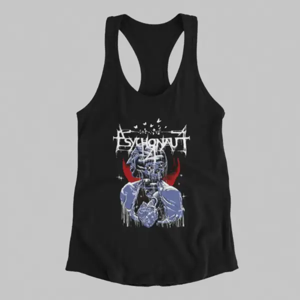 Psychonaut 4 Tank Top, Psychonaut 4 Artwork Black Athlete