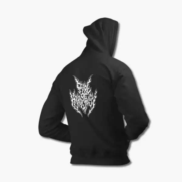 Pyre of Hypocrisy Hoodie, Pyre of Hypocrisy Logo Black Sweatshirt - Image 2