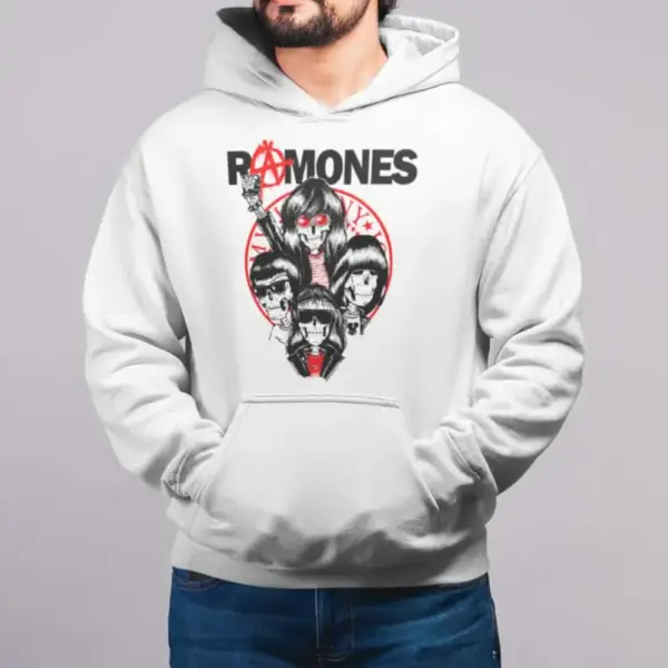 Ramones Anarchy Hoodie, Punk Rock Merch