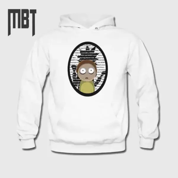 Rick And Morty Hoodie, Rick And Morty Cartoon Artwork Hooded Sweatshirt