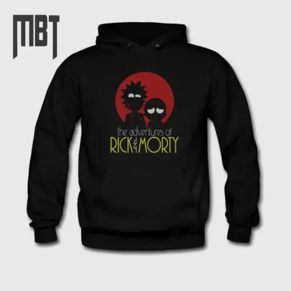 Rick And Morty Hoodie, Rick And Morty Cartoon Artwork Hooded Sweatshirt