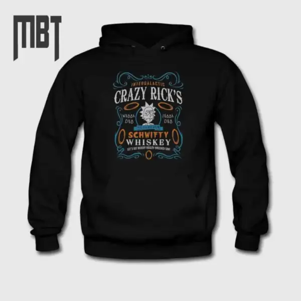 Rick And Morty Hoodie, Rick And Morty Crazy Rick Hooded Sweatshirt