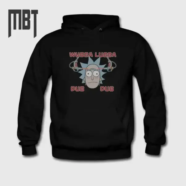 Rick And Morty Hoodie, Rick And Morty Wubba Dubba Lub Lub Hooded Sweatshirt