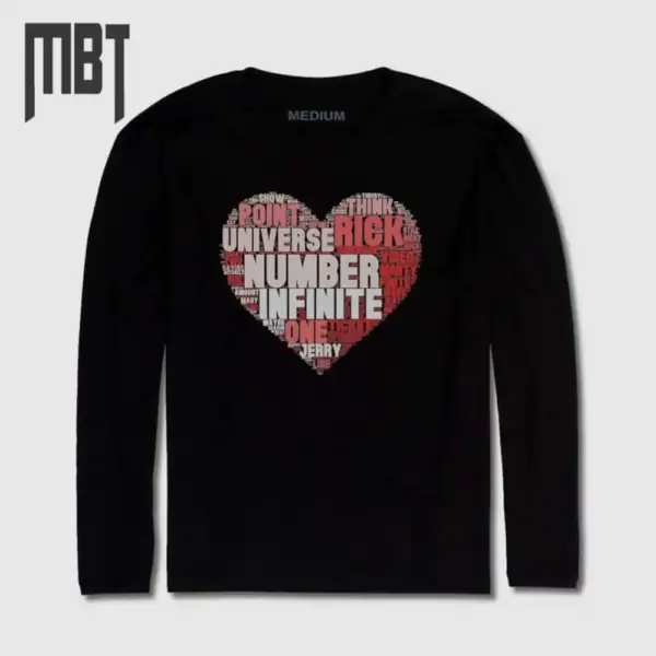 Rick And Morty Long Sleeve T-Shirt, Rick And Morty Cartoon Artwork Long Sleeve Tee-Shirt #18