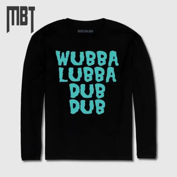 Rick And Morty Long Sleeve T-Shirt, Rick And Morty Wubba Lubba Dub Dub Long Sleeve Tee-Shirt #17